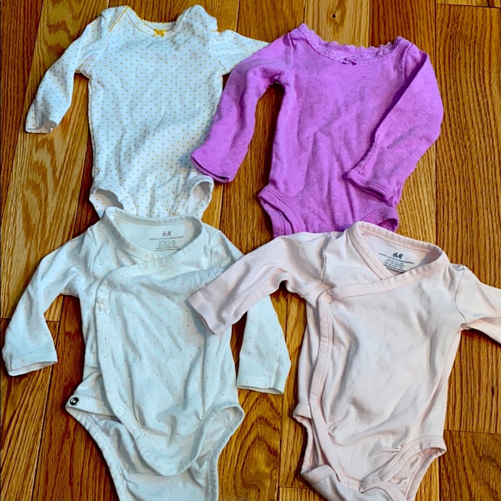 NB long sleeve onesie bundle